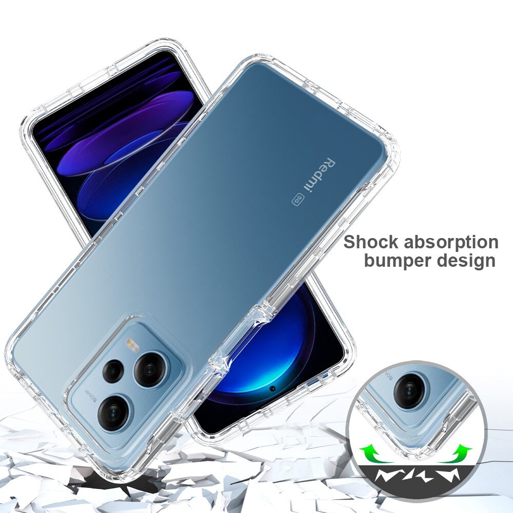 Xiaomi Redmi Note 12 Pro 5G Full Protection Case Transparent