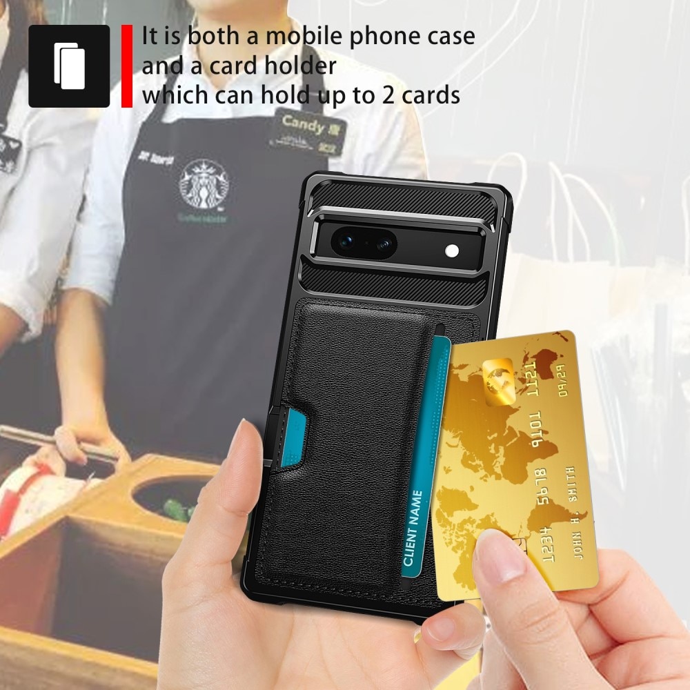 Google Pixel 7a Tough Card Case Black