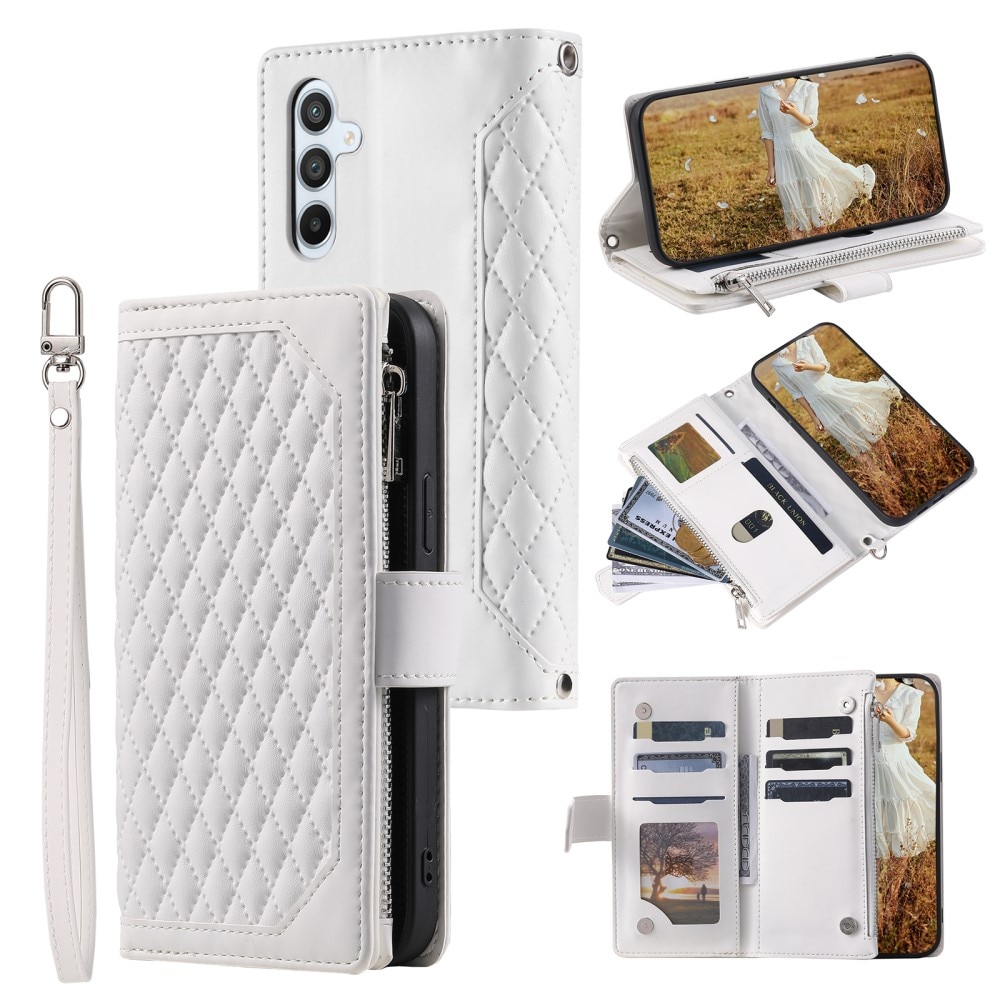 Samsung Galaxy A54 Wallet/Purse Quilted White