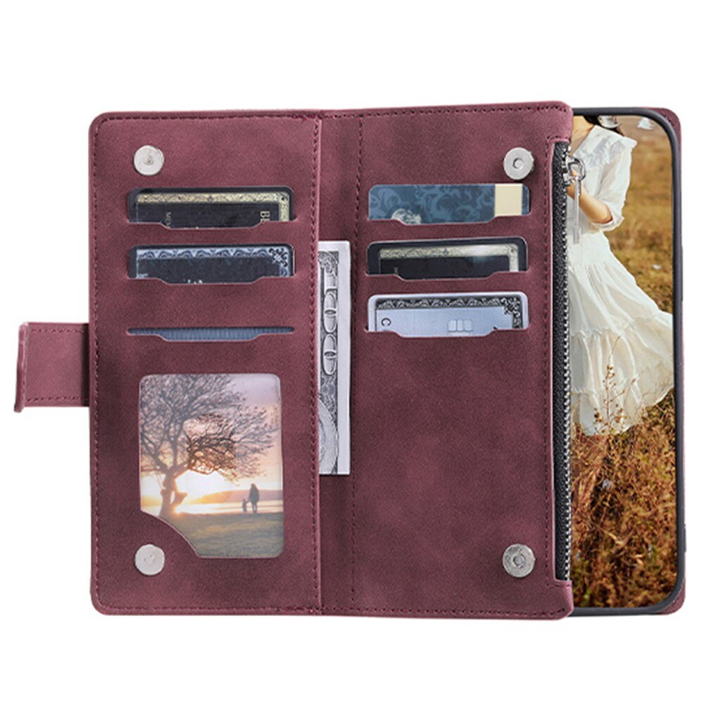 Samsung Galaxy A14 Wallet/Purse Quilted Red