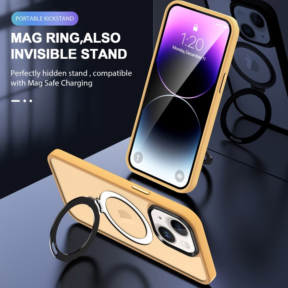 iPhone 13 Hybrid Case MagSafe Ring Orange