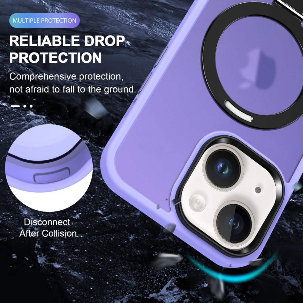 iPhone 13 Hybrid Case MagSafe Ring Purple