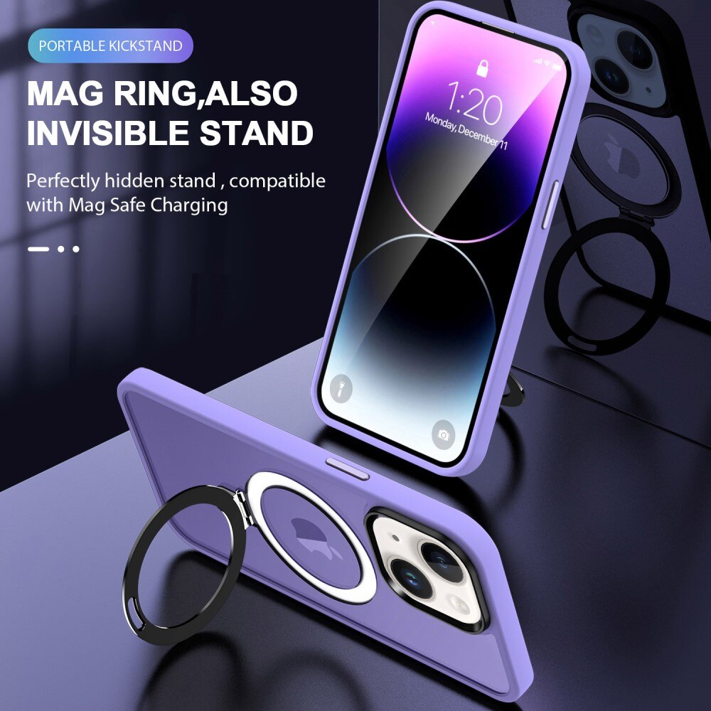 iPhone 13 Hybrid Case MagSafe Ring Purple