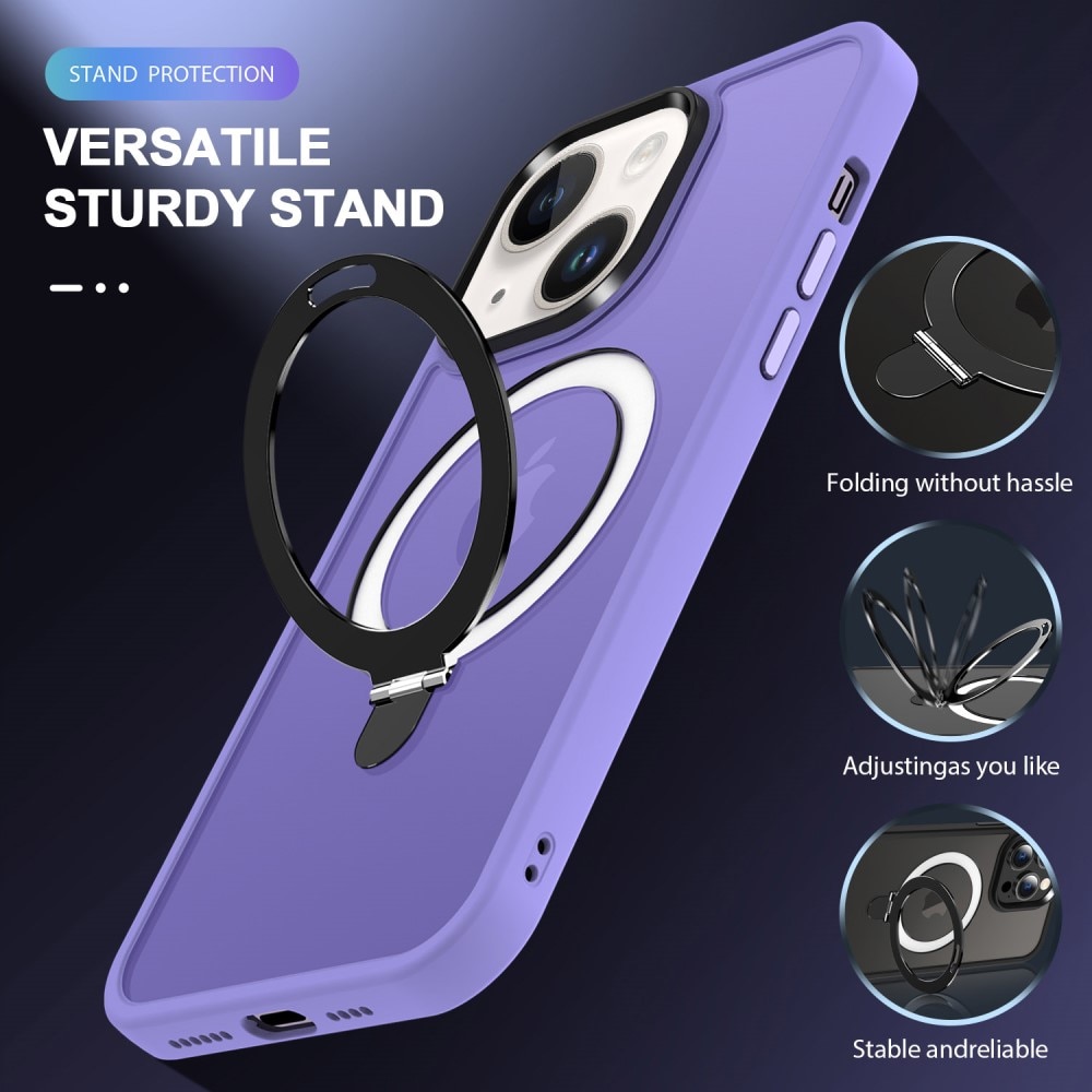 iPhone 13 Hybrid Case MagSafe Ring Purple