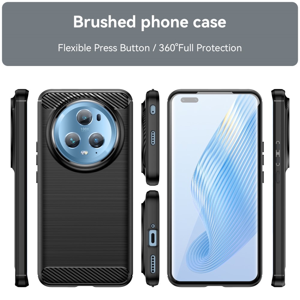 Honor Magic5 Pro Brushed TPU Case Black