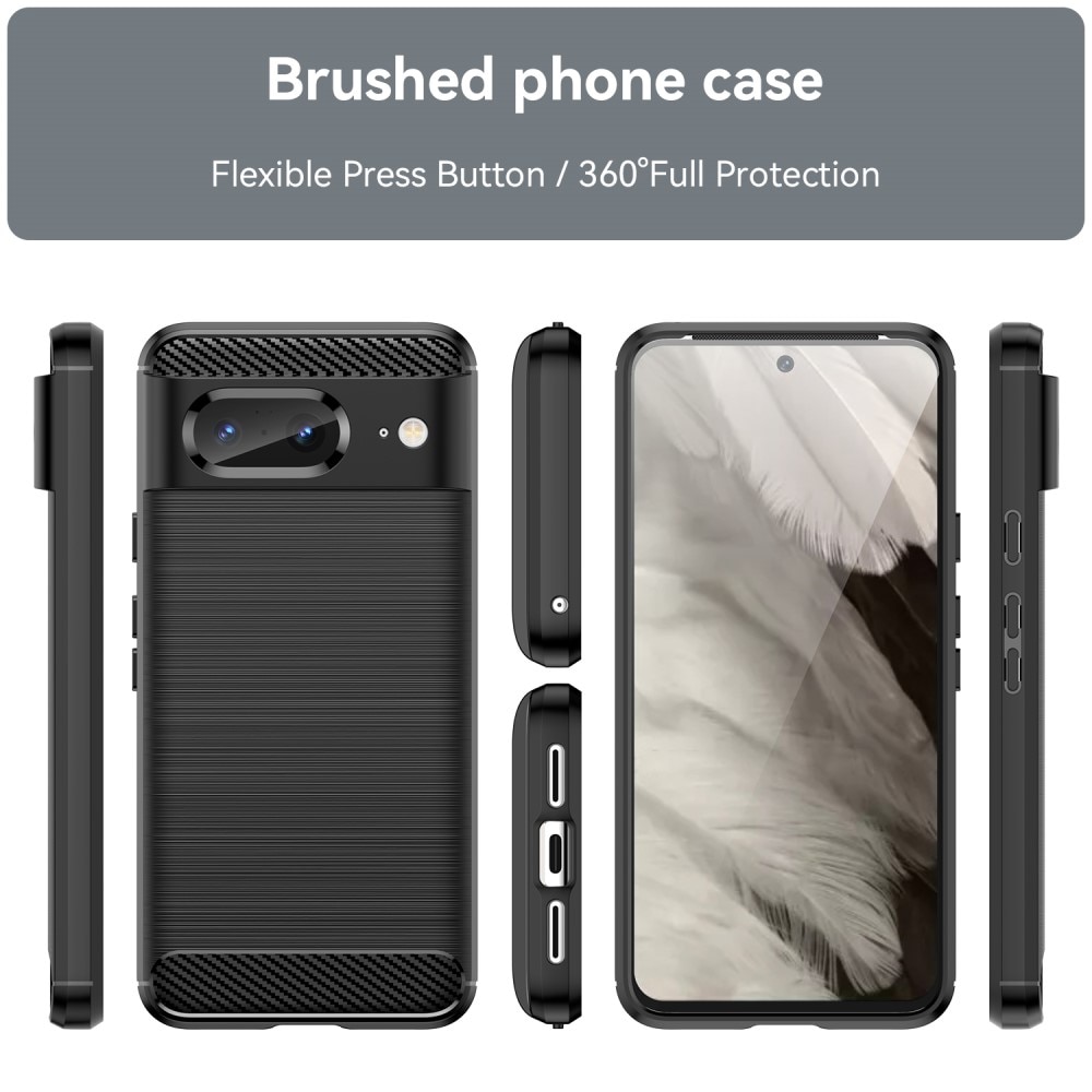 Google Pixel 8  Brushed TPU Case Black