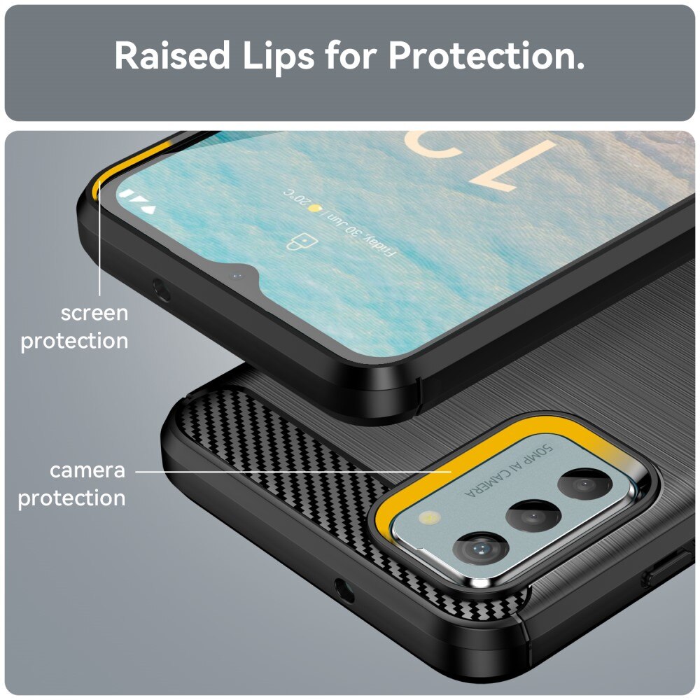  Nokia G22 Brushed TPU Case Black