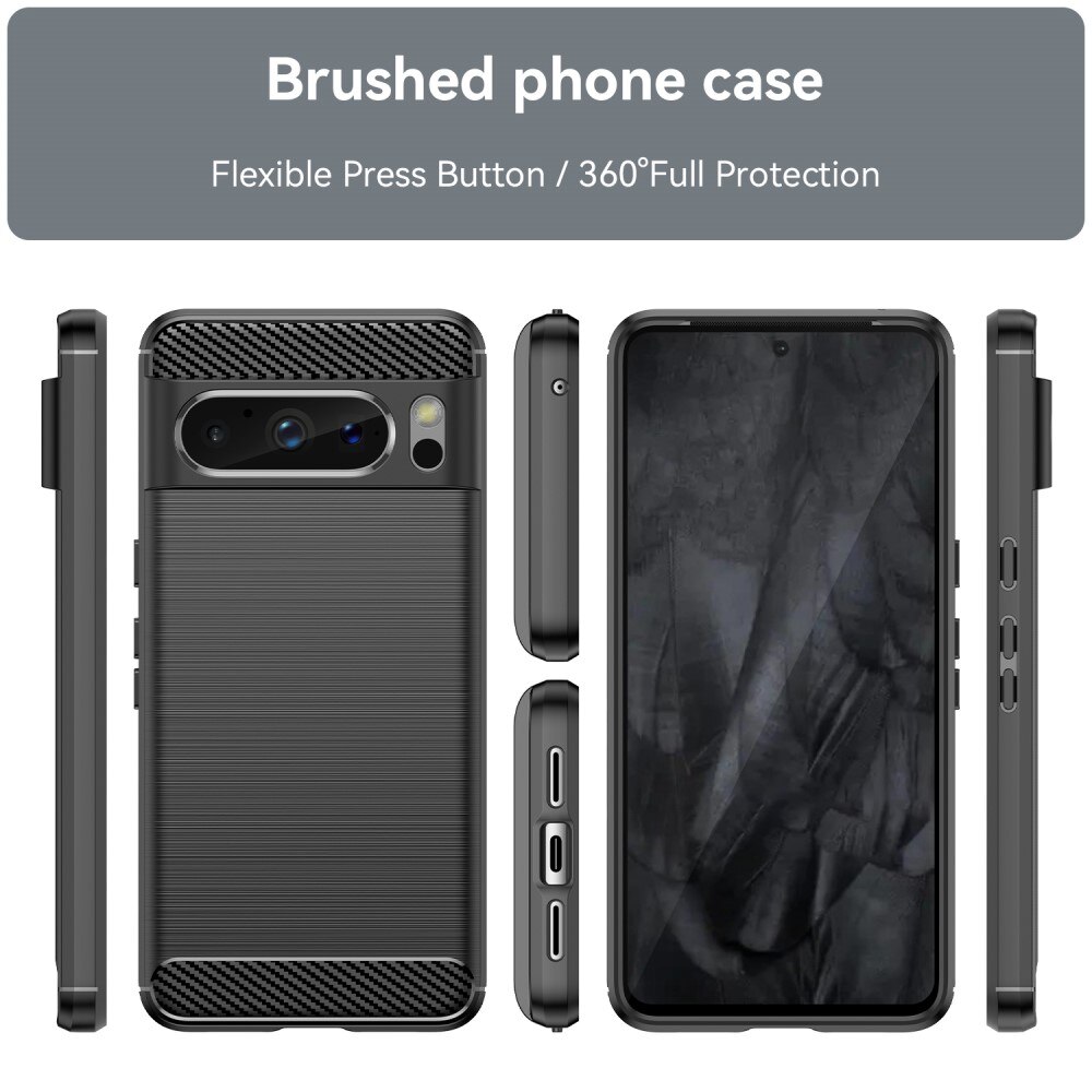 Google Pixel 8 Pro Brushed TPU Case Black