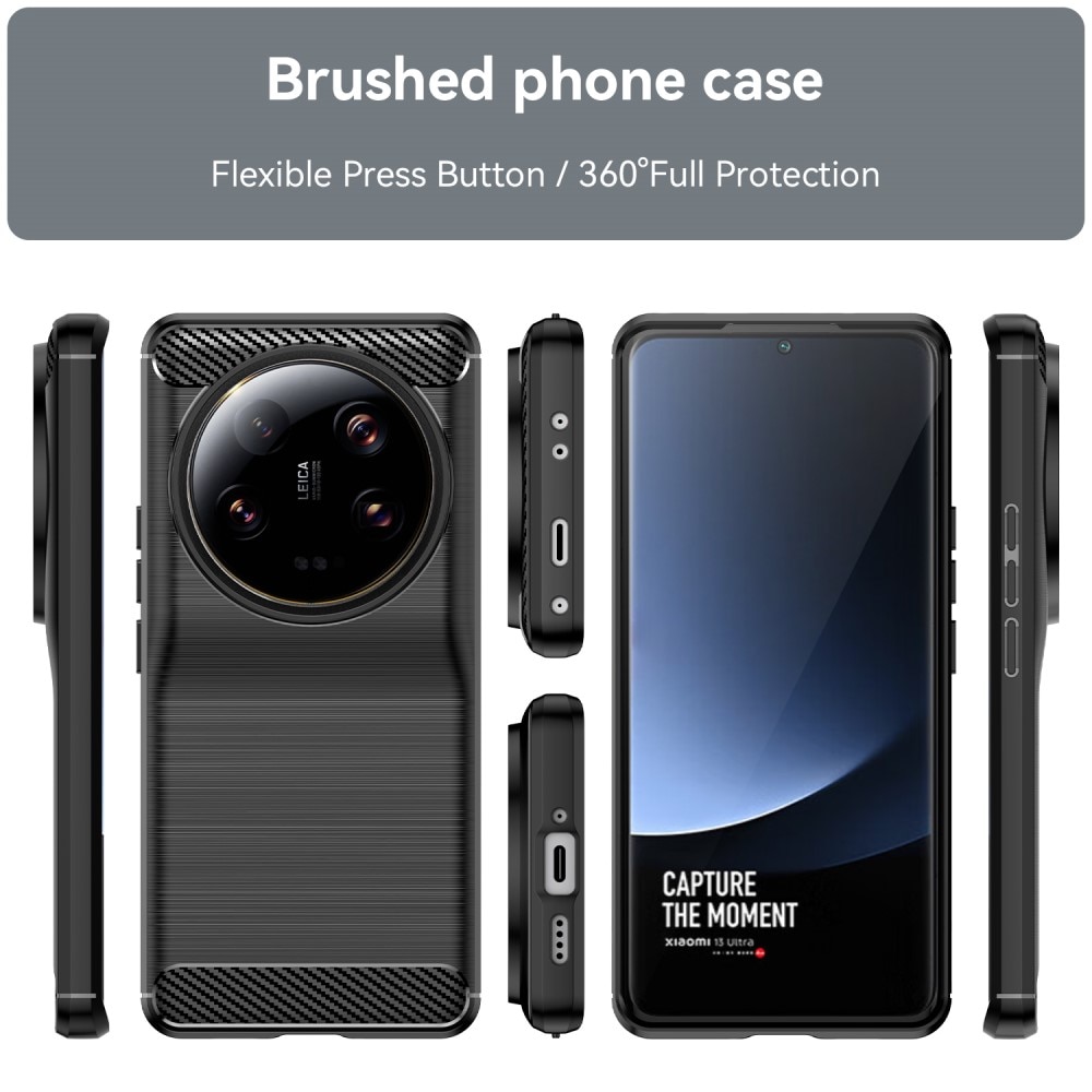 Xiaomi 13 Ultra Brushed TPU Case Black