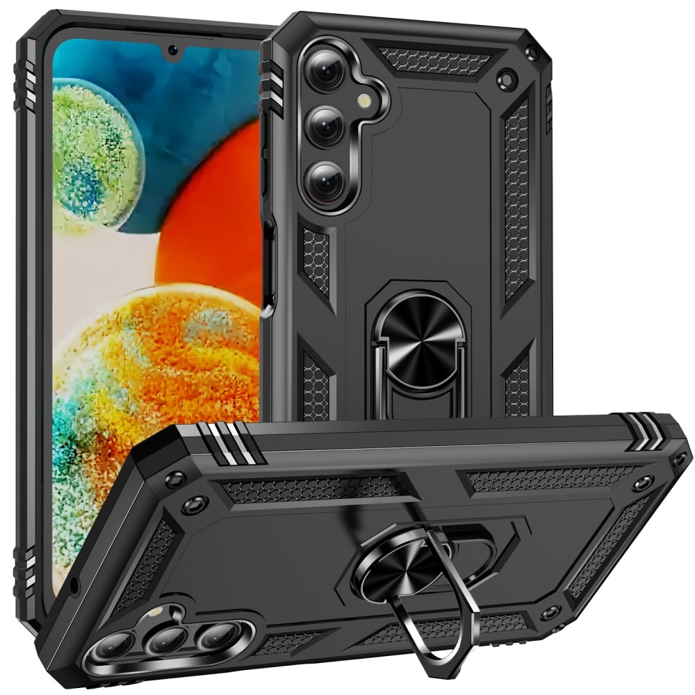 Samsung Galaxy A24 Hybrid Case Tech Ring Black