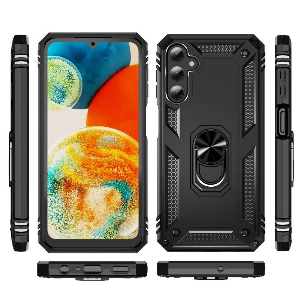 Samsung Galaxy A24 Hybrid Case Tech Ring Black