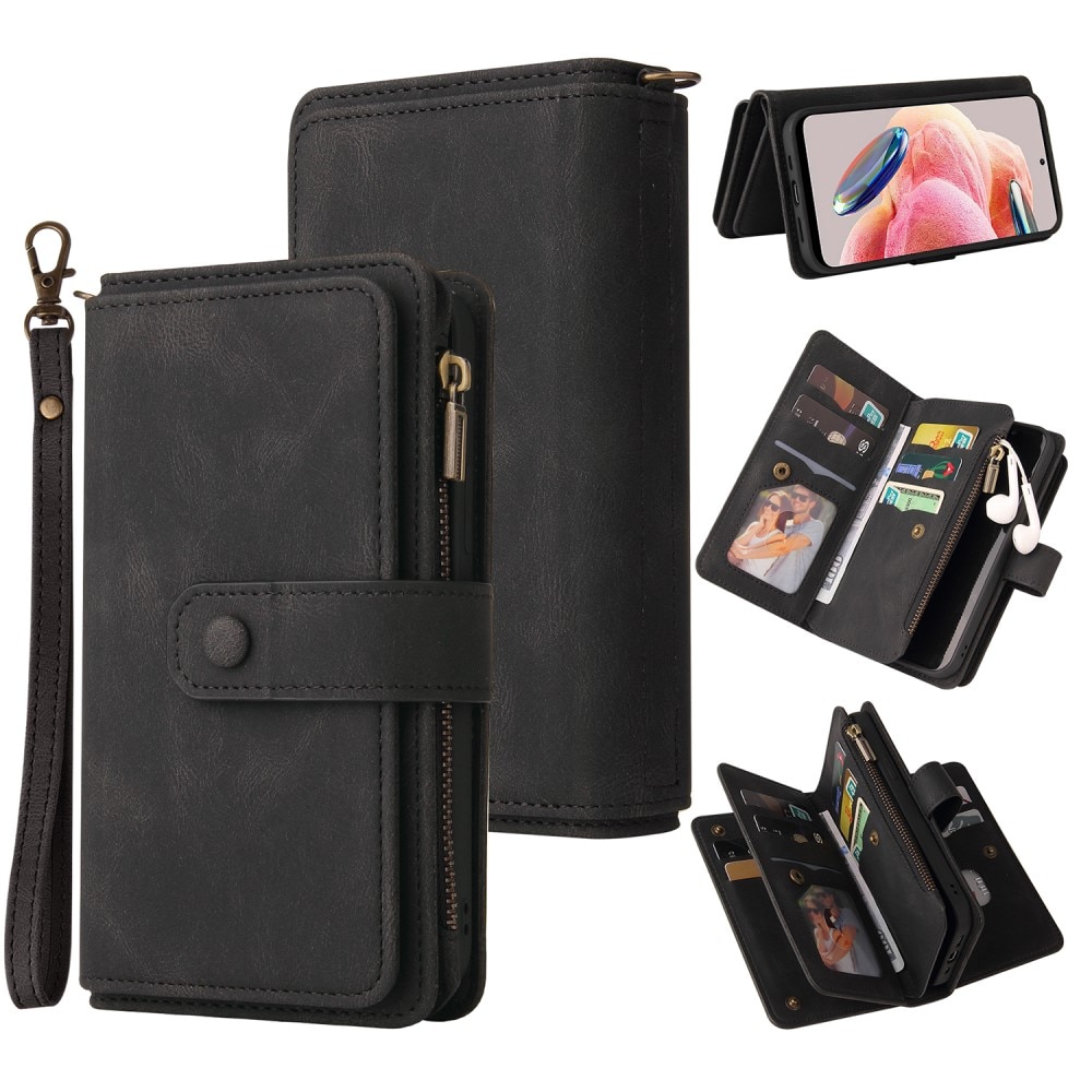 Xiaomi Redmi Note 12 Leather Multi Wallet Black