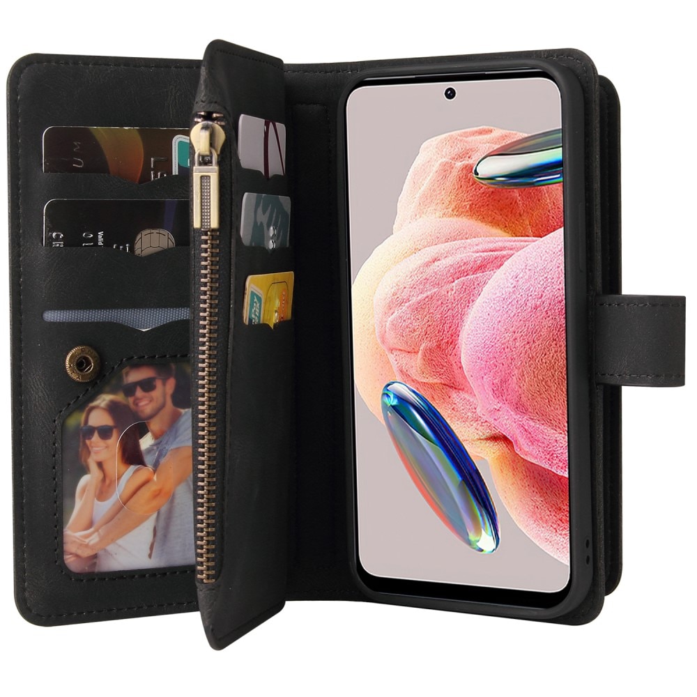 Xiaomi Redmi Note 12 Leather Multi Wallet Black