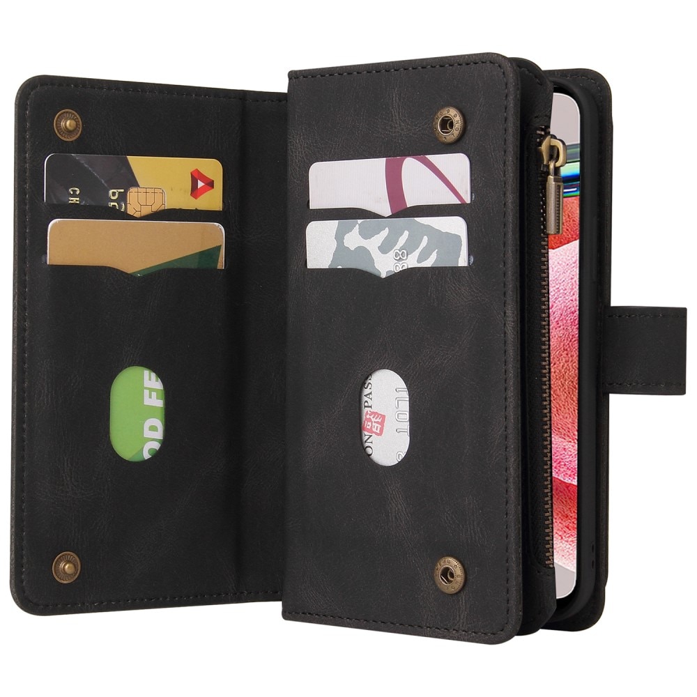 Xiaomi Redmi Note 12 Leather Multi Wallet Black