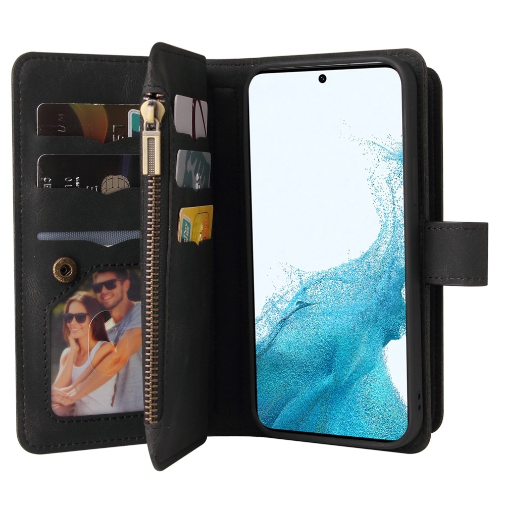 Samsung Galaxy A54 Leather Multi Wallet Black