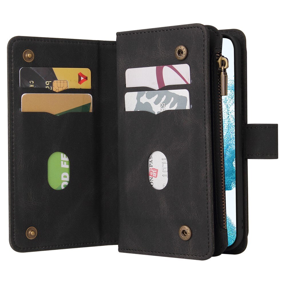 Samsung Galaxy A54 Leather Multi Wallet Black