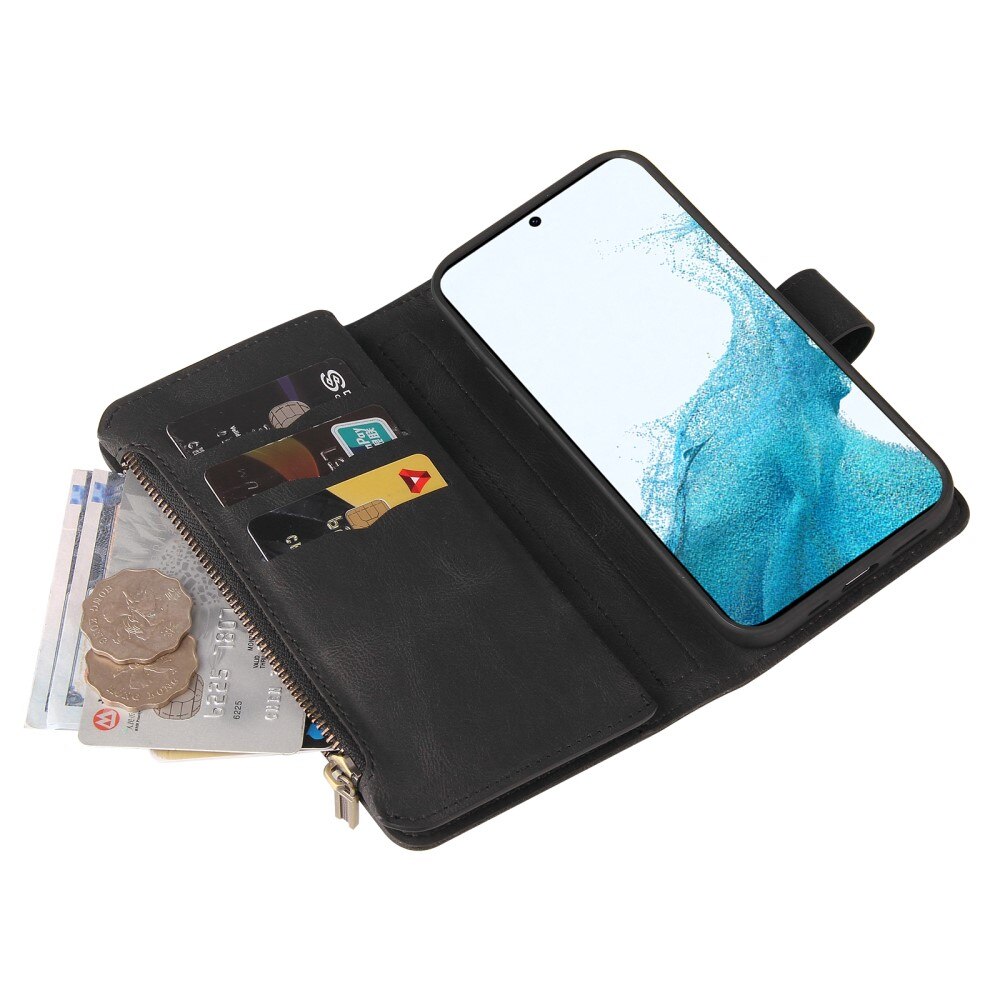 Samsung Galaxy A54 Leather Multi Wallet Black