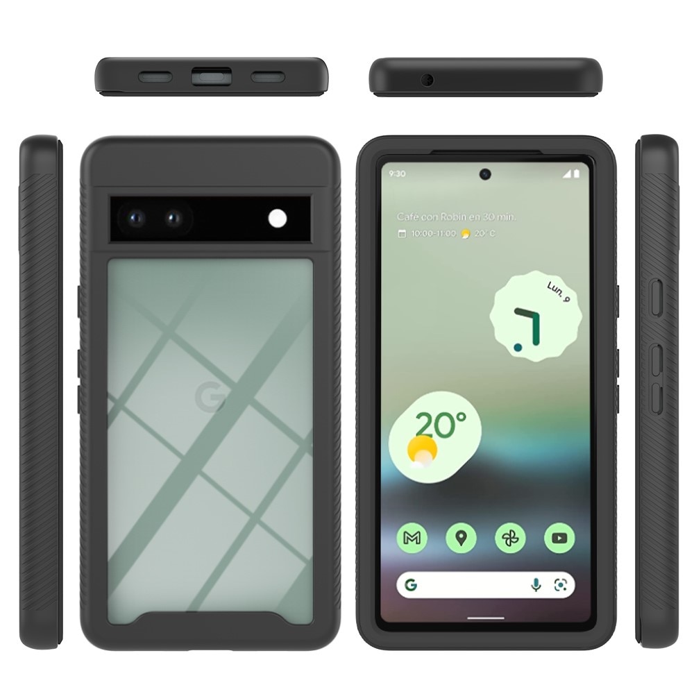 Google Pixel 7a Full Cover Case Black