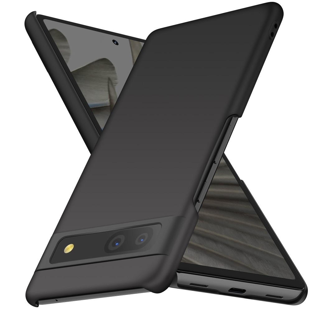 Google Pixel 7a Rubberized Hard Case Black