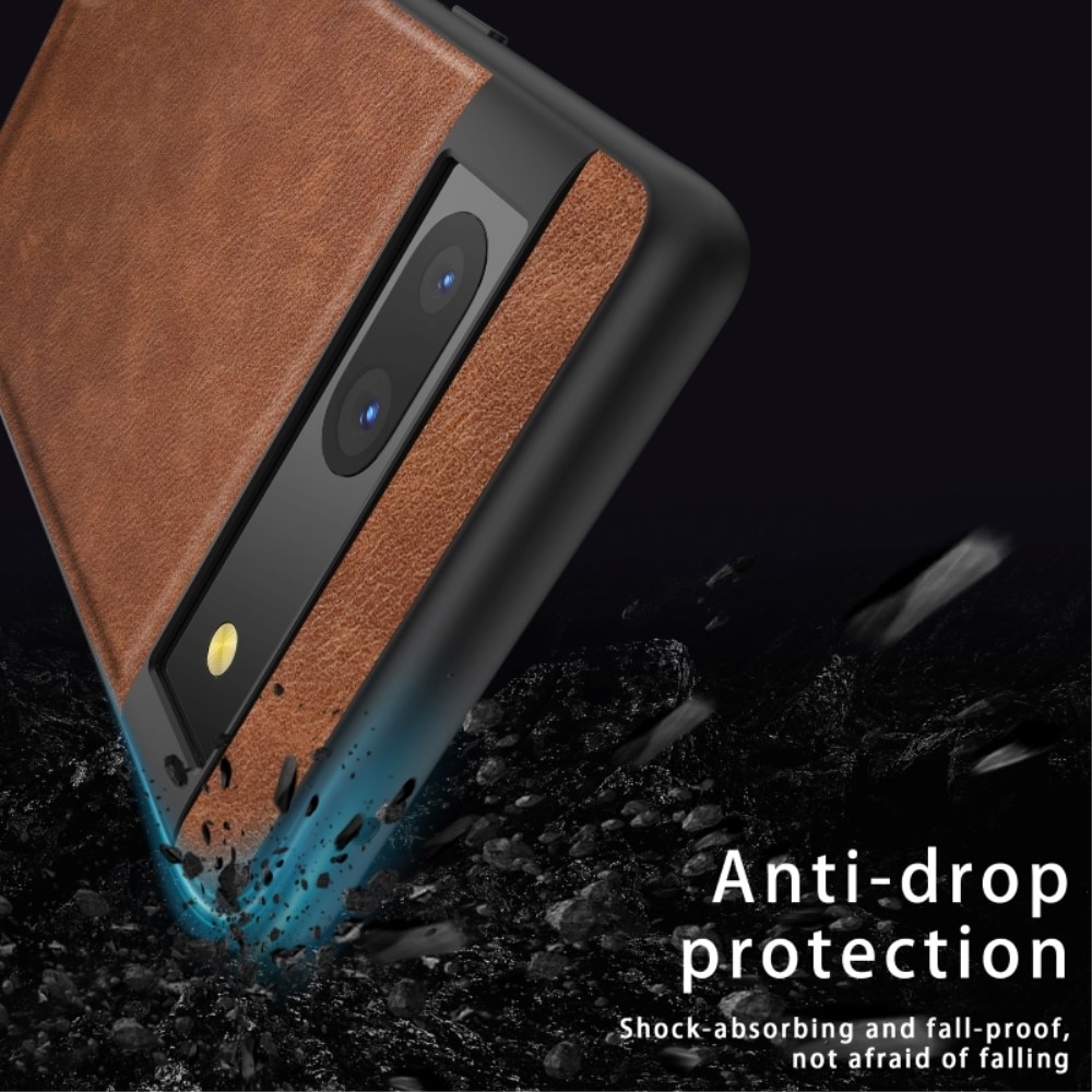 Google Pixel 7a Leather Case Brown