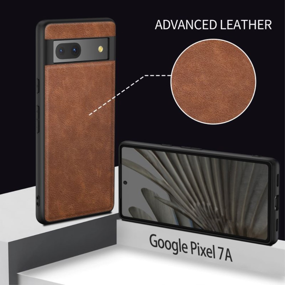 Google Pixel 7a Leather Case Brown