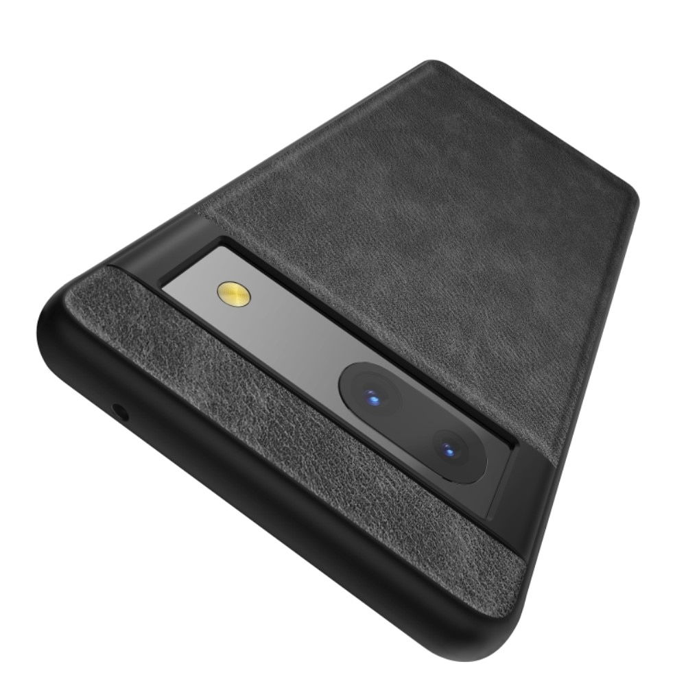 Google Pixel 7a Leather Case Black