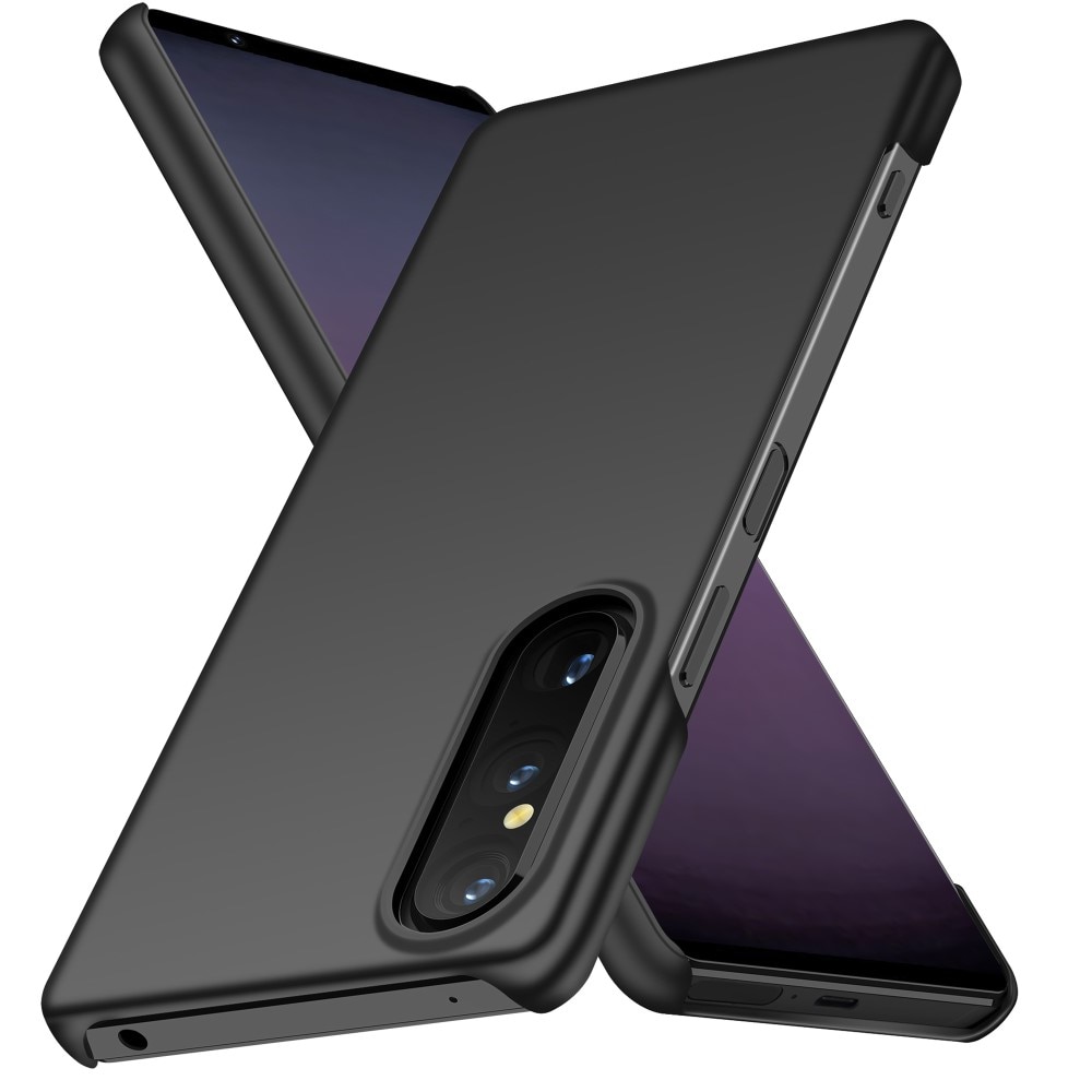 Sony Xperia 1 V Rubberized Hard Case Black