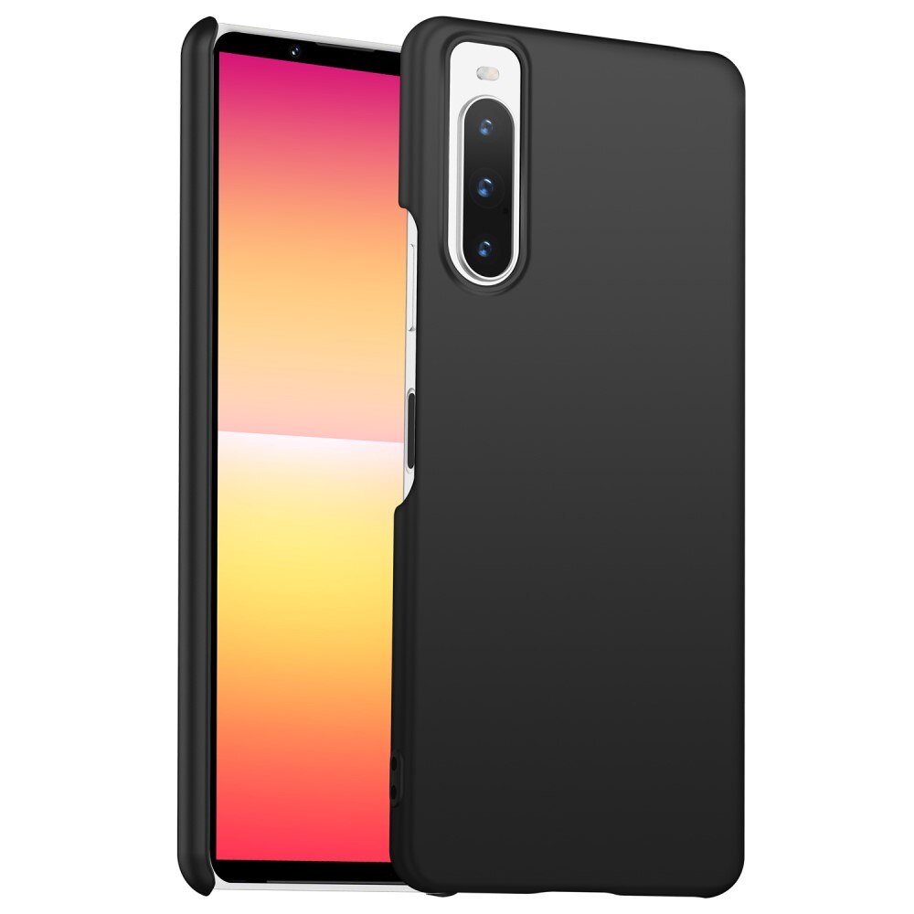 Sony Xperia 10 V Rubberized Hard Case Black