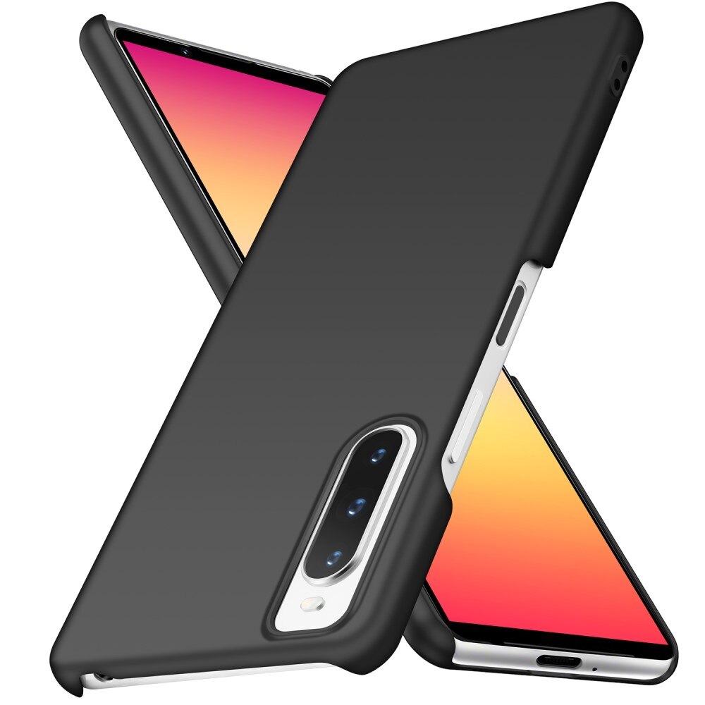 Sony Xperia 10 V Rubberized Hard Case Black