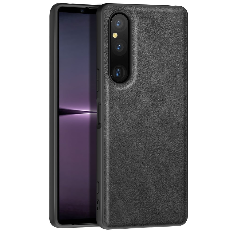 Sony Xperia 1 V Leather Case Black