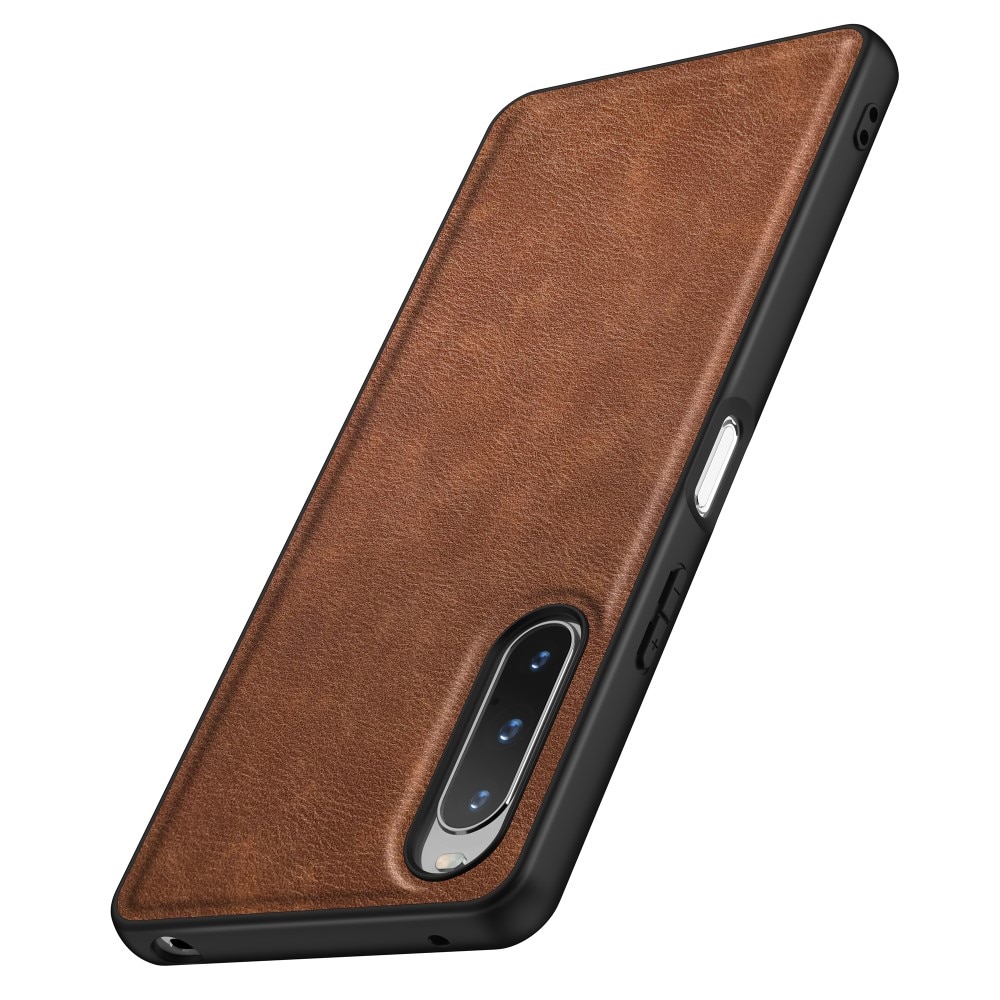 Sony Xperia 10 V Leather Case Brown