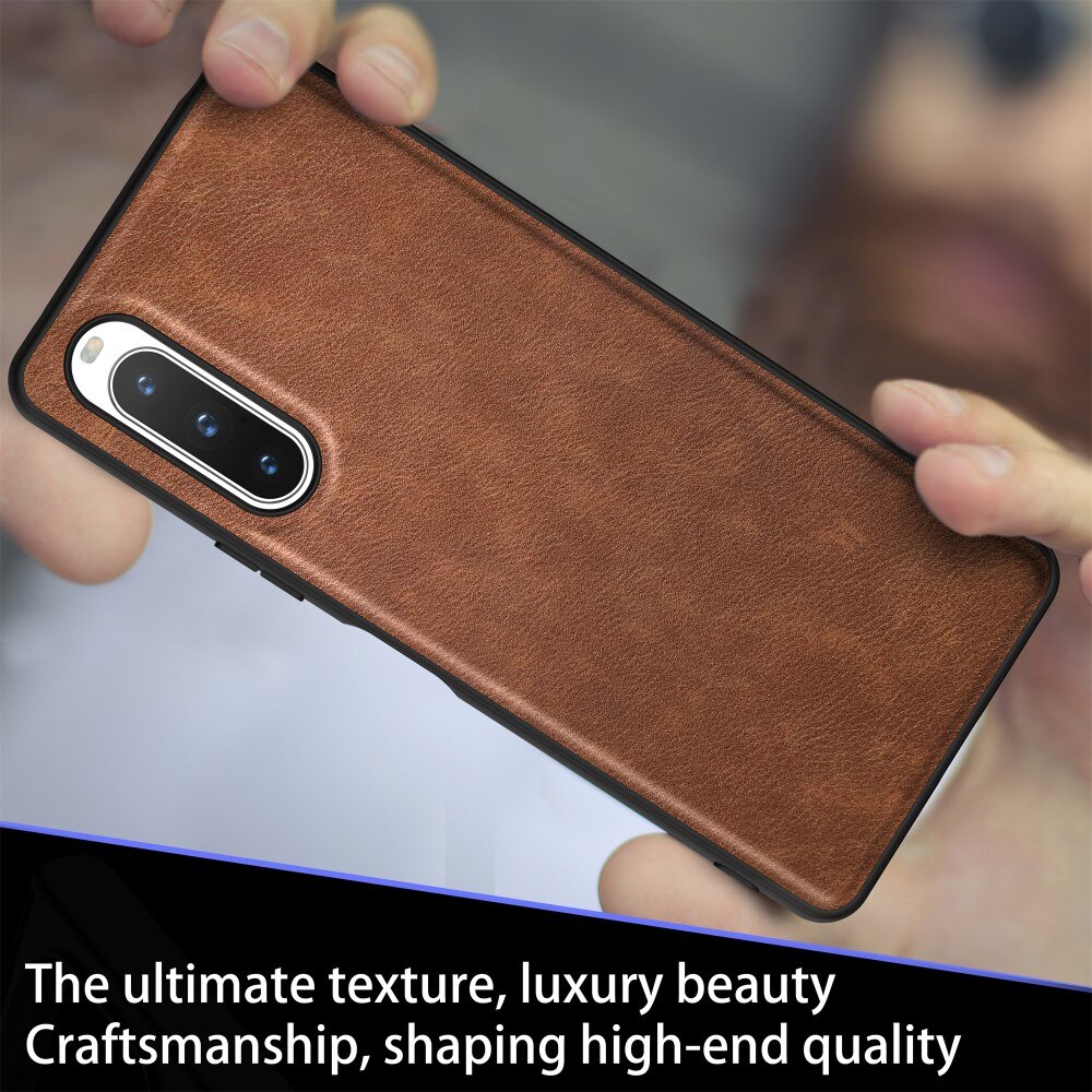 Sony Xperia 10 V Leather Case Brown