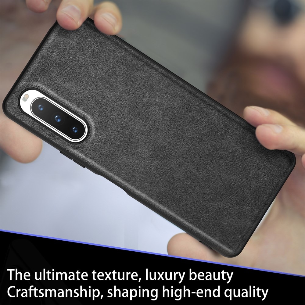 Sony Xperia 10 V Leather Case Black
