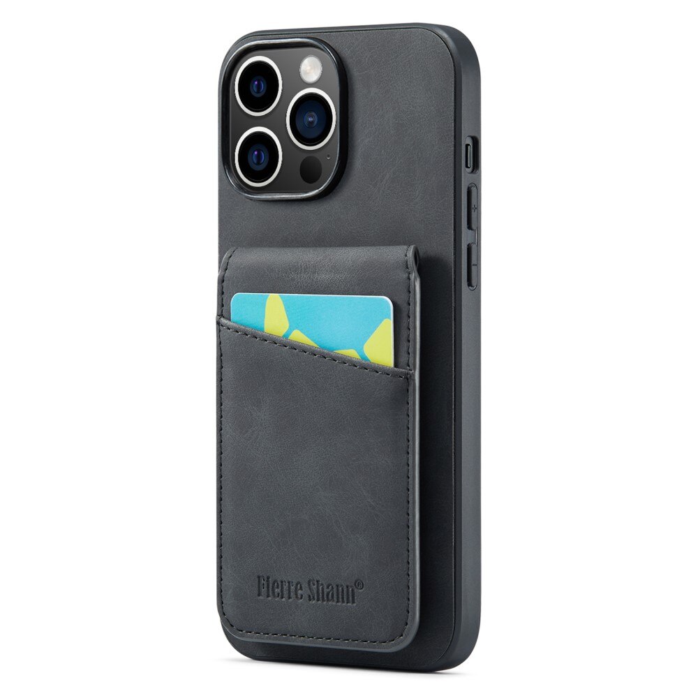 iPhone 14 Pro RFID blocking Multi-Slot Case Black