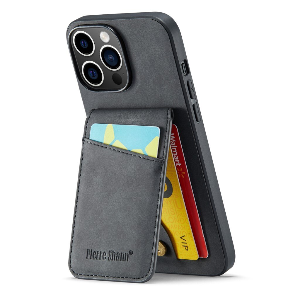 iPhone 14 Pro RFID blocking Multi-Slot Case Black