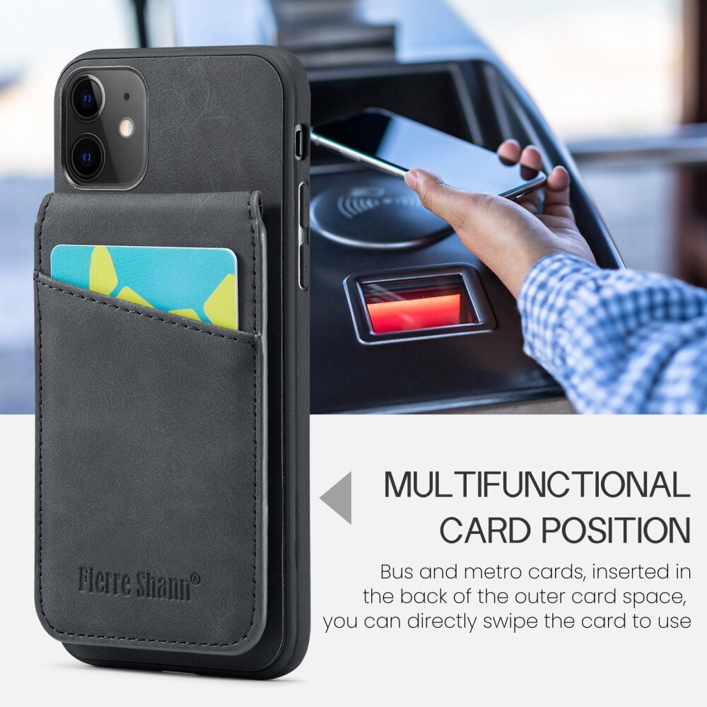 iPhone 11 RFID blocking Multi-Slot Case Black