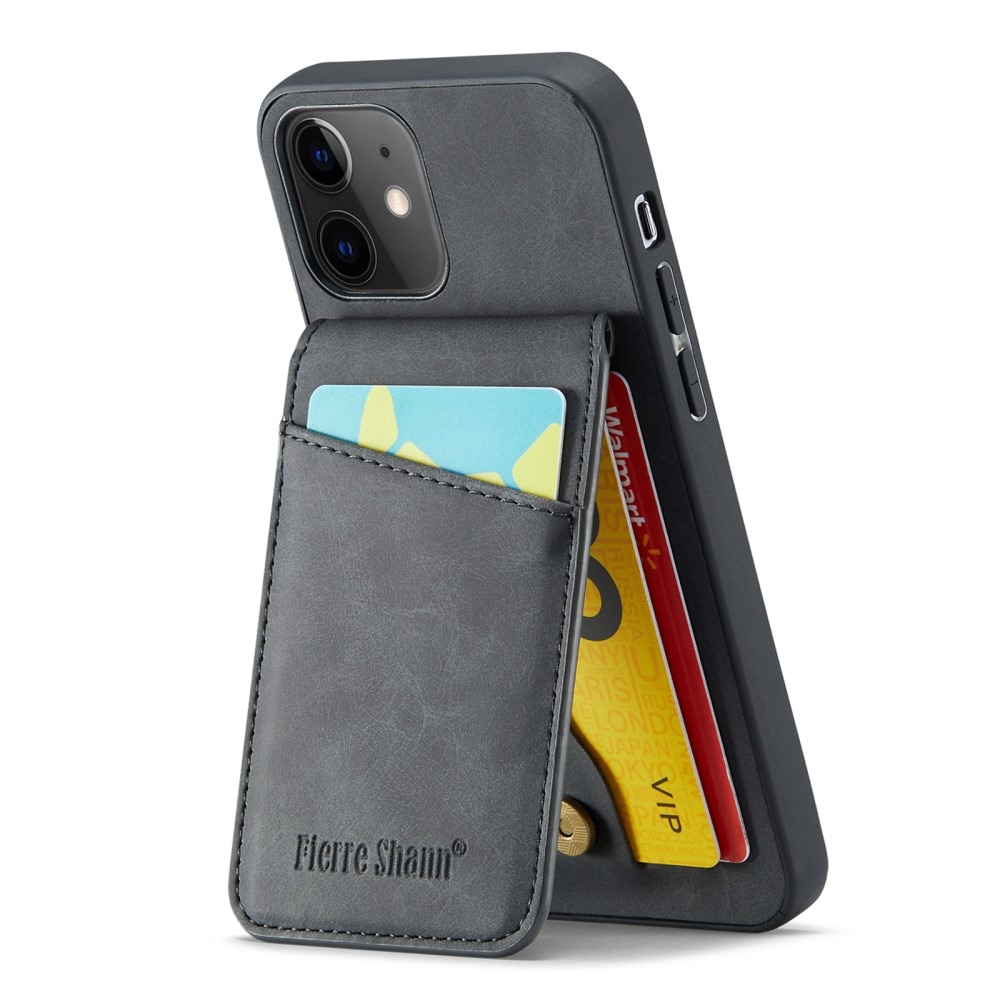 iPhone 12/12 Pro RFID blocking Multi-Slot Case Black