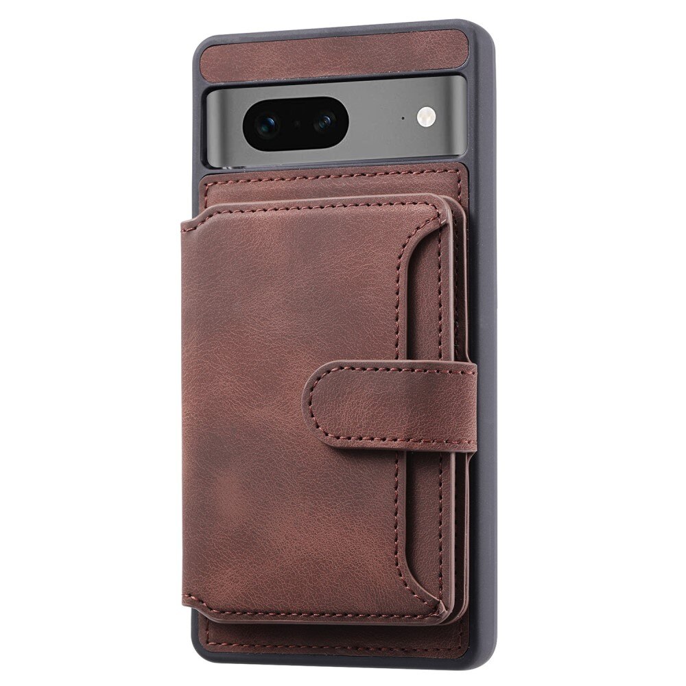 Google Pixel 8 RFID blocking Multi-slot Cover Brown