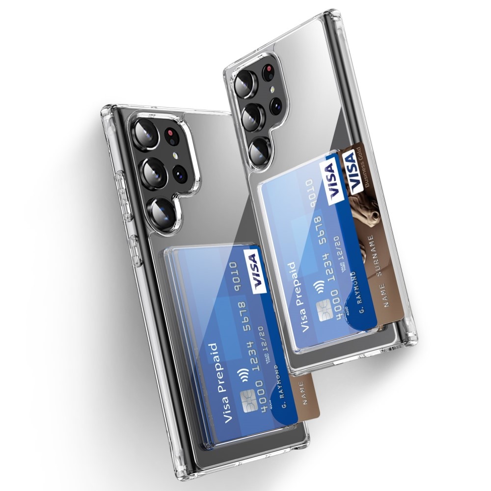 Hybrid Case Card Slot Samsung Galaxy S23 Ultra Transparent