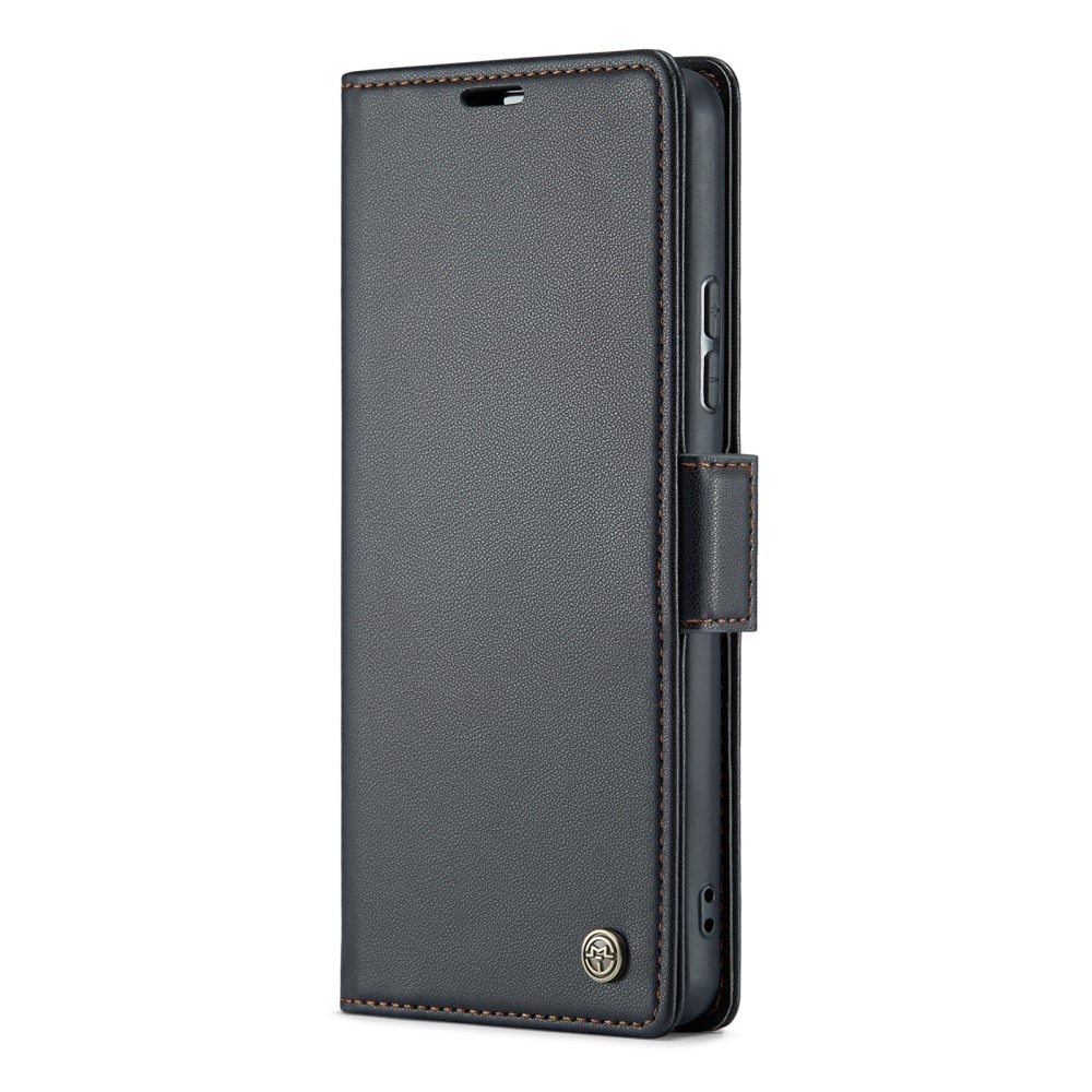 Samsung Galaxy A54 RFID blocking Slim Wallet Case Black