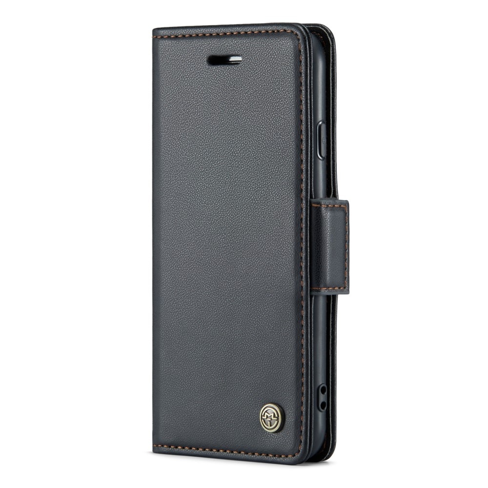 iPhone 8 RFID blocking Slim Wallet Case Black