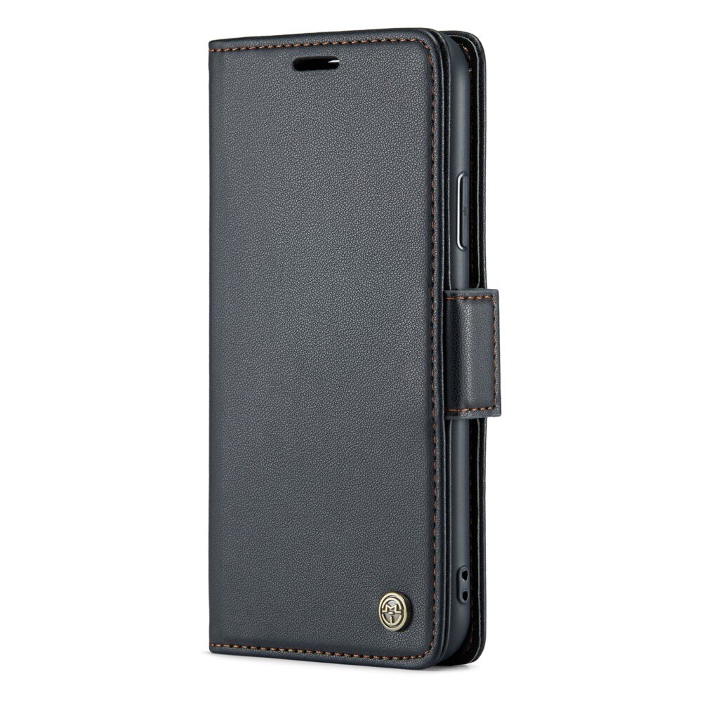 iPhone Xr RFID blocking Slim Wallet Case Black
