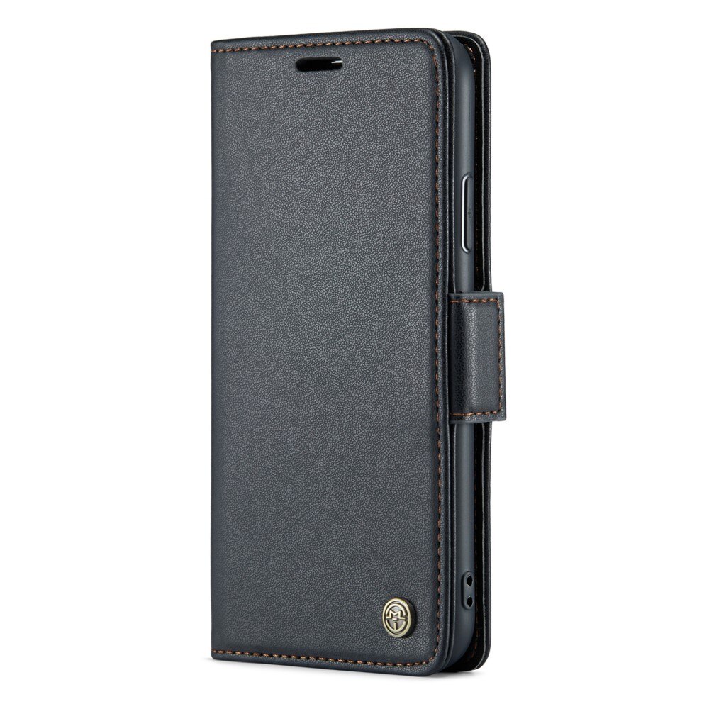 iPhone XR RFID blocking Slim Wallet Case Black