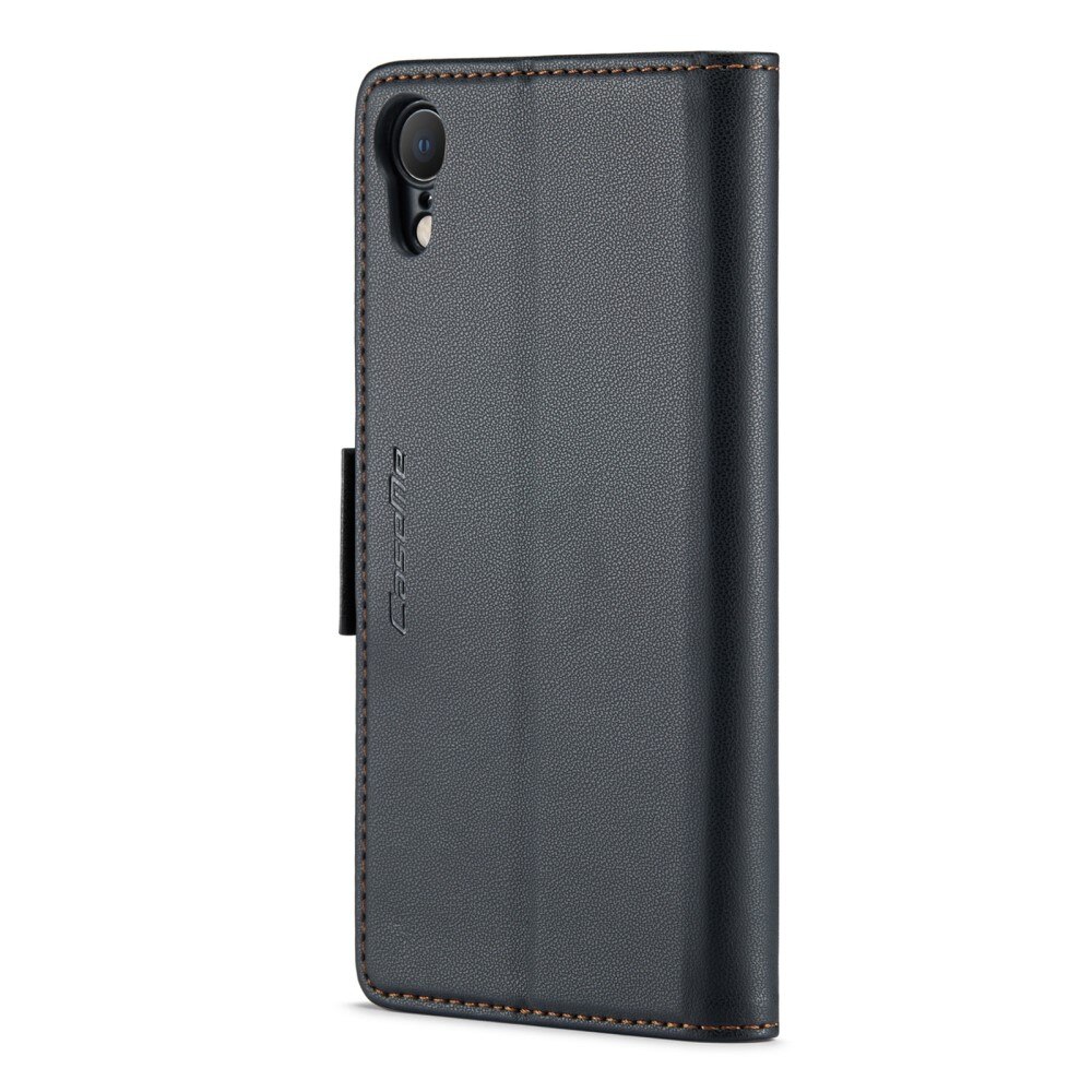 iPhone Xr RFID blocking Slim Wallet Case Black