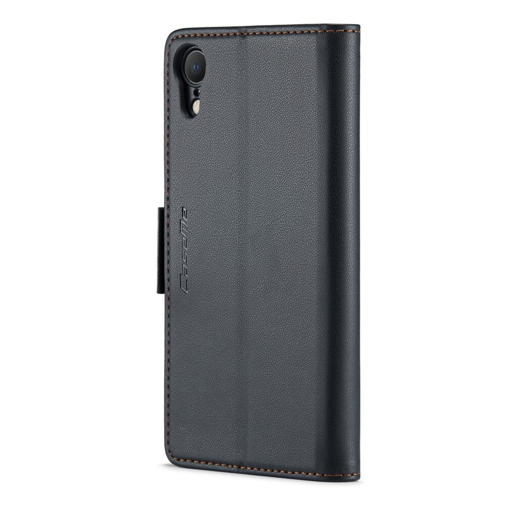 iPhone XR RFID blocking Slim Wallet Case Black