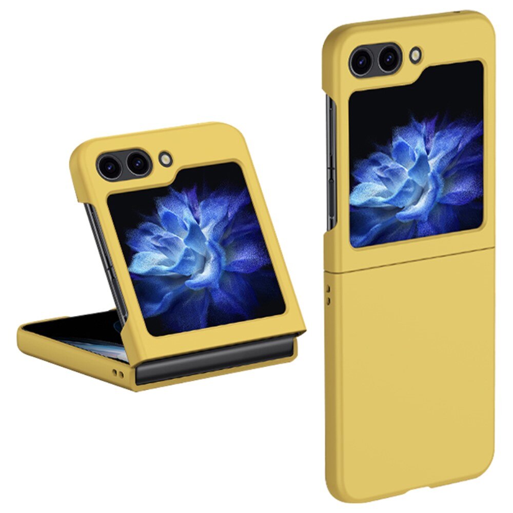 Samsung Galaxy Z Flip 5 Rubberized Hard Case Yellow