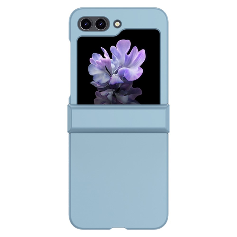 Samsung Galaxy Z Flip 5 Rubberized Hard Case Hinge Protection Light Blue