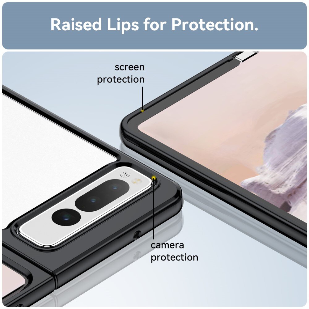 Google Pixel Fold Hybrid Case Transparent