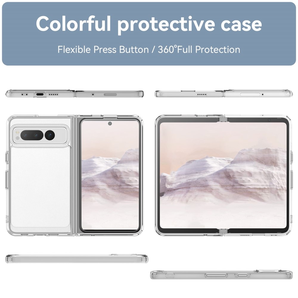 Google Pixel Fold Crystal Hybrid Case Transparent