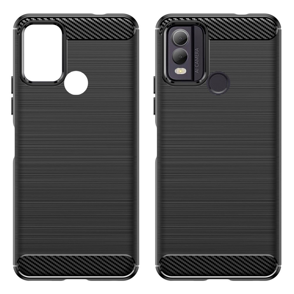 Nokia C22 Brushed TPU Case Black